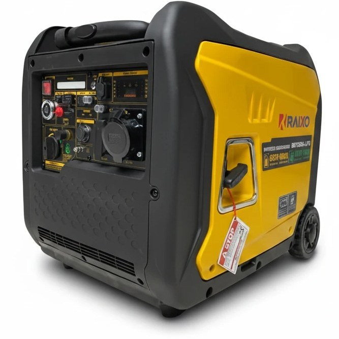 موتور برق سایلنت 6/5 کيلووات 2 گانه سوز راکسیو RAIXO RB7250ie+LPG