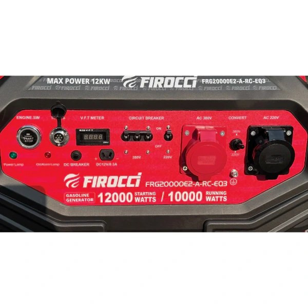 موتور برق ۱۲ کیلووات بنزینی ریموت دار فیروچی مدل FRG20000E2