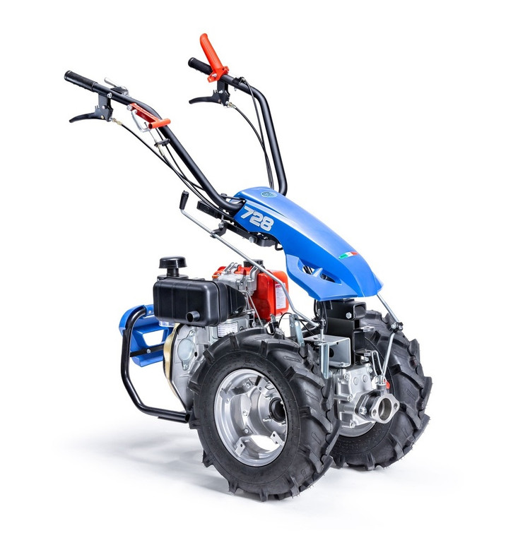 تراکتور دوچرخ BCS 728 با موتور KM 186 استارتی