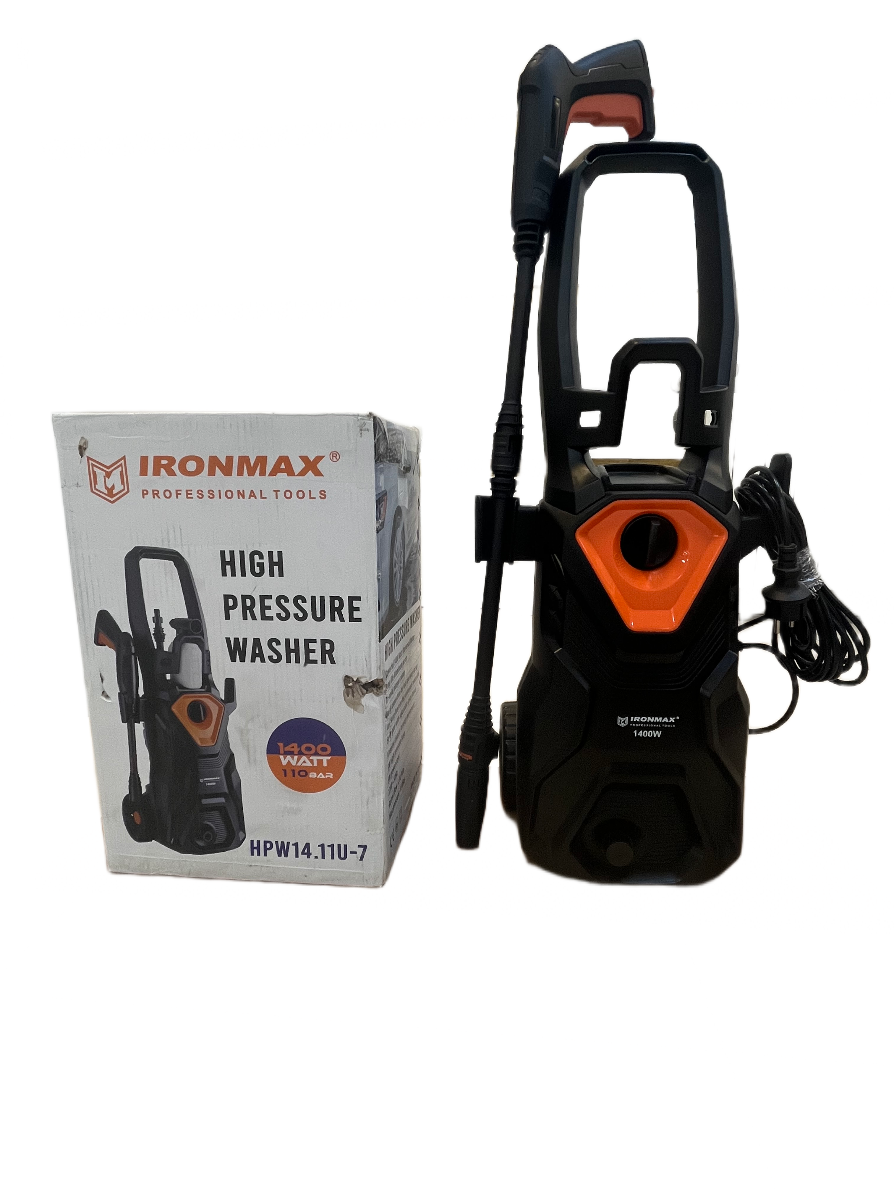 کارواش 110 بار 1400 وات یونیورسال آیرونمکس IRONMAX-HPW14.11U-7